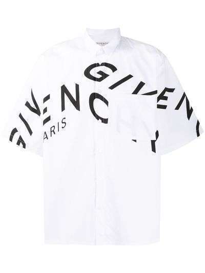 Givenchy рубашка с абстрактным логотипом