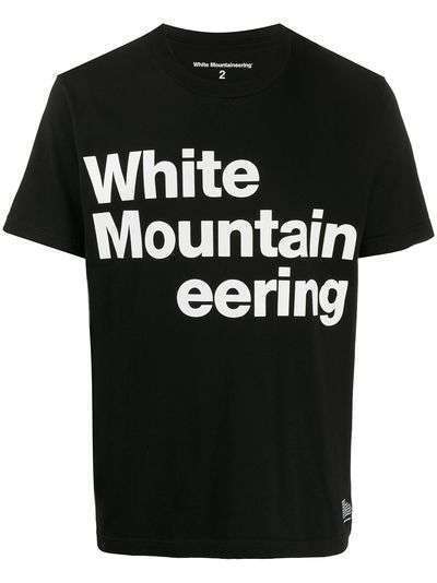 White Mountaineering футболка с короткими рукавами и логотипом