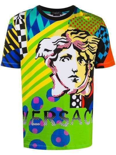 Versace футболка с принтом Pop Temple