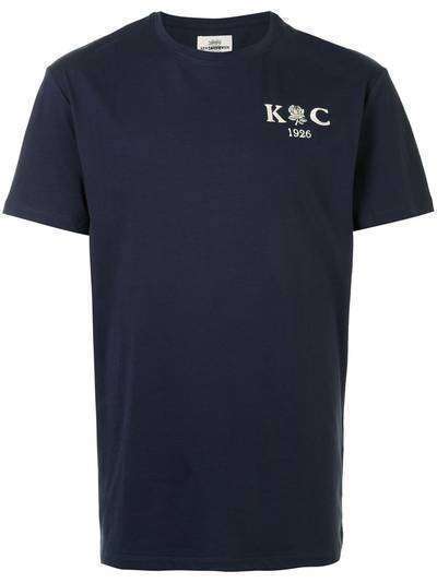 Kent & Curwen футболка с круглым вырезом и вышитым логотипом