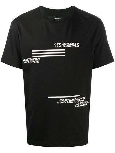 Les Hommes футболка с надписью