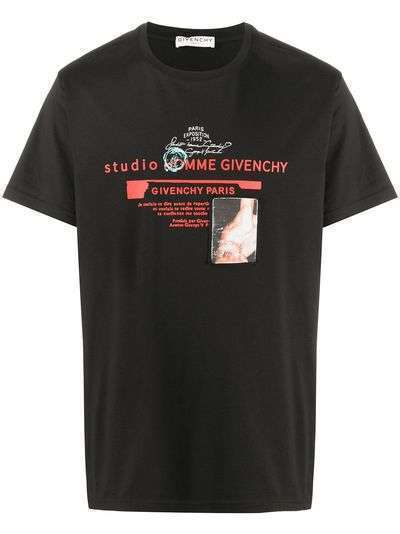 Givenchy футболка с графичным принтом