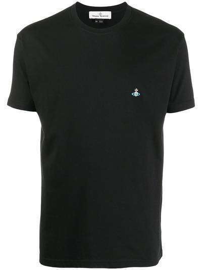Vivienne Westwood футболка с вышитым логотипом и круглым вырезом