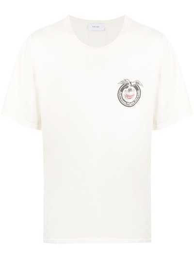 Rhude футболка с нашивкой-логотипом