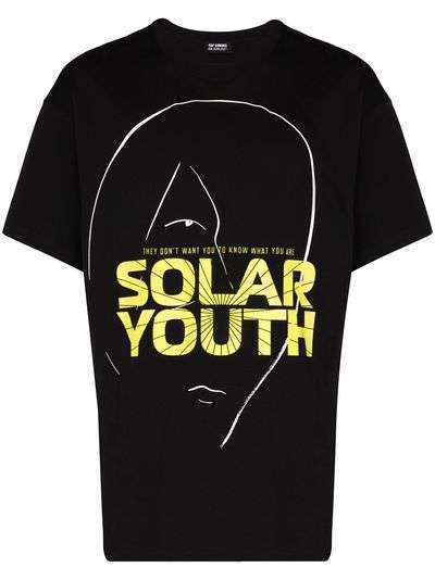 Raf Simons футболка Solar Youth с логотипом