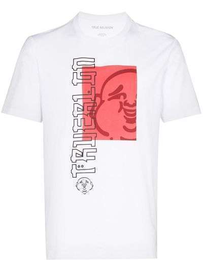 True Religion футболка Buddha с логотипом