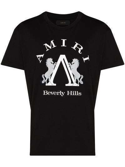 AMIRI футболка Beverly Hills с логотипом