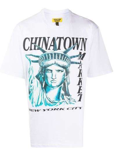 Chinatown Market футболка New York City с круглым вырезом