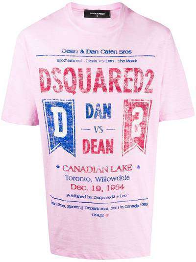 Dsquared2 футболка оверсайз Dan vs Dean