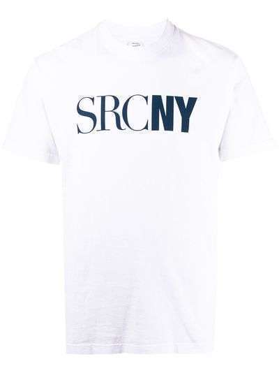 Sporty & Rich футболка с надписью SRCNY