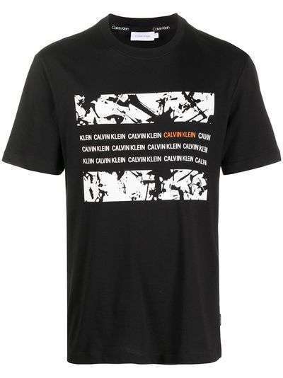 Calvin Klein футболка с графичным принтом