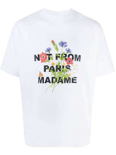 Drôle De Monsieur футболка Not From Paris Madame