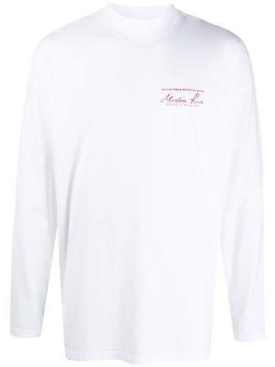 Martine Rose футболка с длинными рукавами и логотипом