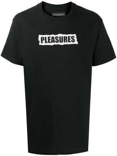 Pleasures футболка с короткими рукавами и логотипом