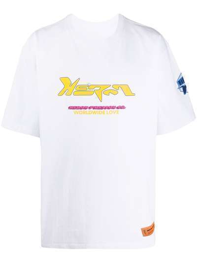 Heron Preston футболка оверсайз с логотипом