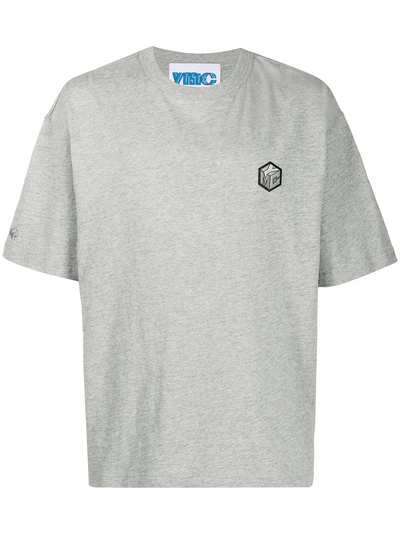 YMC футболка с вышитым логотипом и короткими рукавами