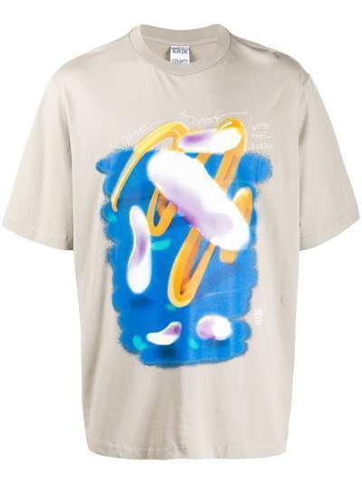Marcelo Burlon County of Milan футболка Psych Clouds с круглым вырезом