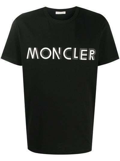 Moncler футболка узкого кроя с логотипом