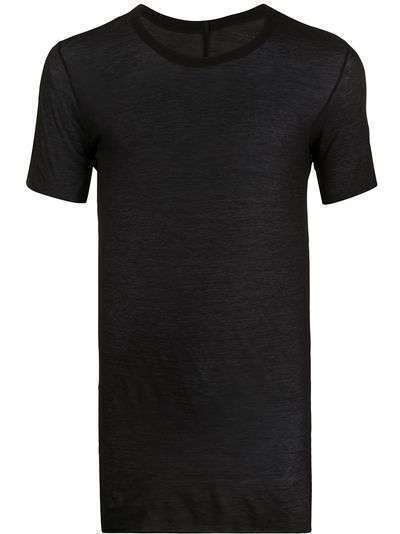 Rick Owens прозрачная футболка с круглым вырезом