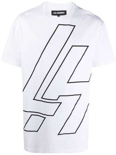 Les Hommes футболка с короткими рукавами и логотипом