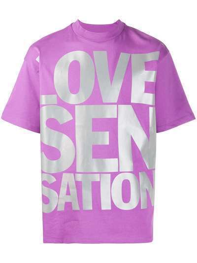 Honey Fucking Dijon футболка с надписью 'Love Sensation'