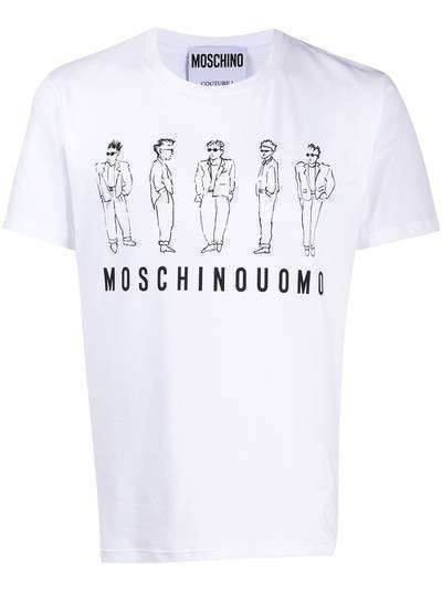 Moschino футболка Uomo с короткими рукавами