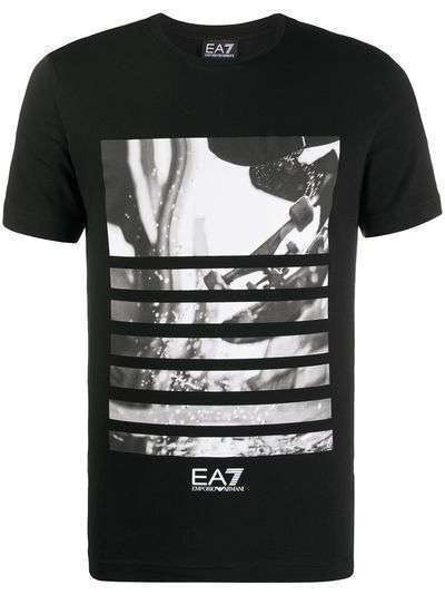Ea7 Emporio Armani футболка Addicted с графичным принтом