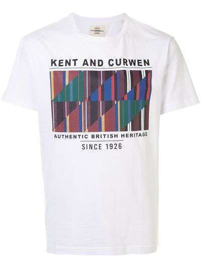 Kent & Curwen футболка с графичным принтом