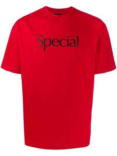 Christopher Kane футболка с надписью Special