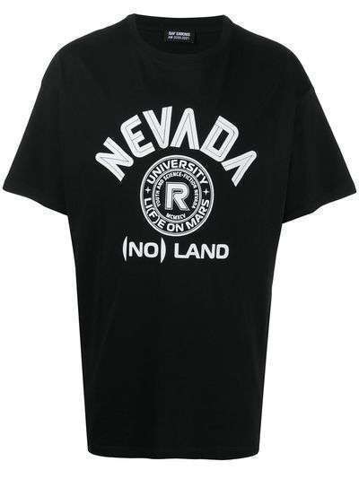 Raf Simons футболка с принтом Nevada
