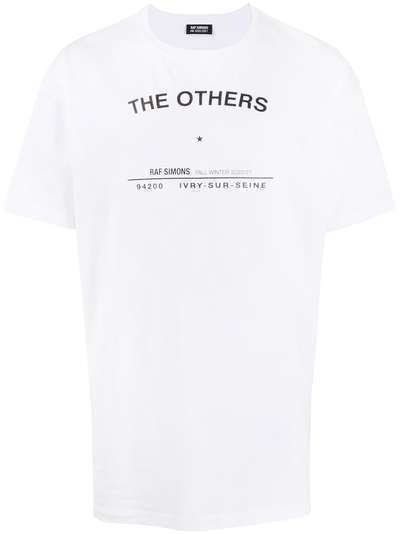 Raf Simons футболка с принтом The Others