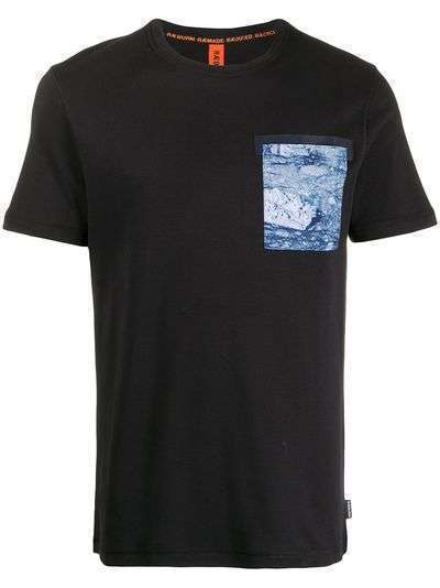 Raeburn футболка Glacier с контрастным карманом