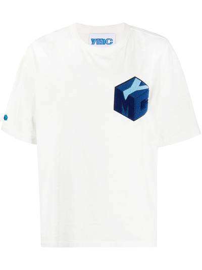 YMC футболка с нашивкой-логотипом