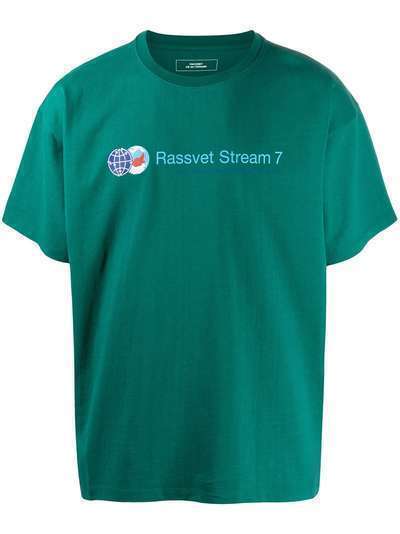 PACCBET футболка свободного кроя с надписью