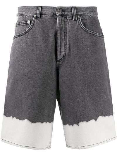 Givenchy джинсовые шорты с эффектом деграде
