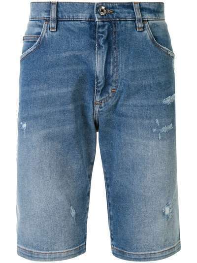 Dolce & Gabbana джинсовые шорты с эффектом потертости