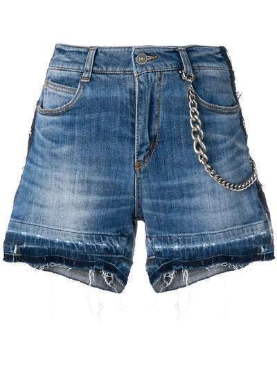 Ermanno Scervino джинсовые шорты с эффектом потертости
