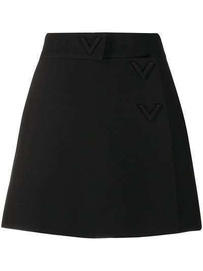 Valentino шорты Crepe Сouture с завышенной талией