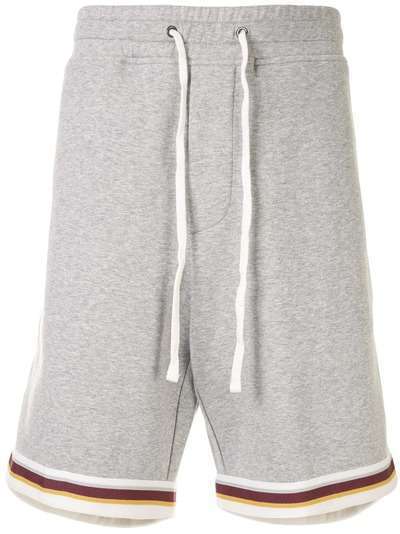 James Perse спортивные шорты с контрастными полосками
