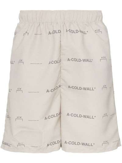 A-COLD-WALL* шорты с логотипом