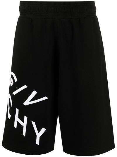 Givenchy шорты с вышитым логотипом