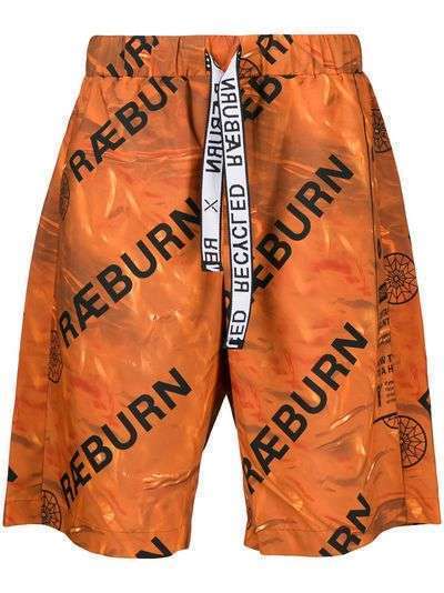 Raeburn спортивные шорты с принтом Solar