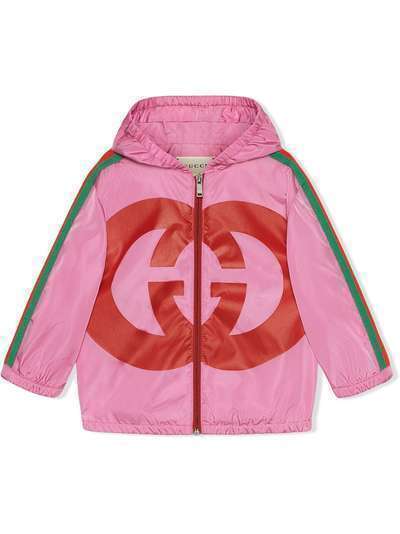 Gucci Kids куртка с принтом Interlocking G