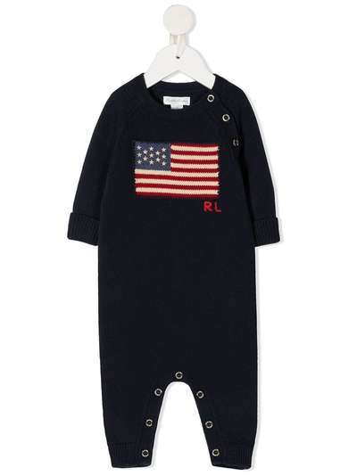 Ralph Lauren Kids ромпер с логотипом