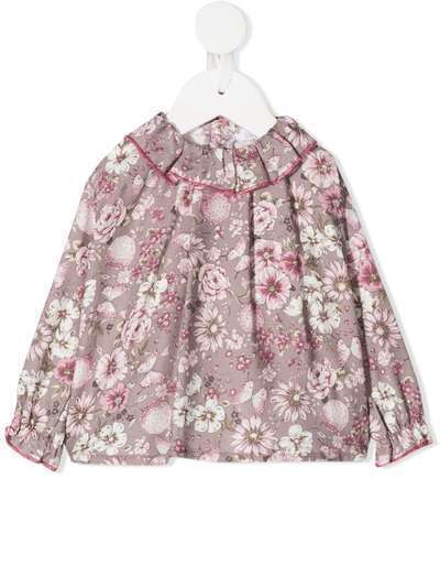 Le Bebé Enfant блузка с цветочным принтом