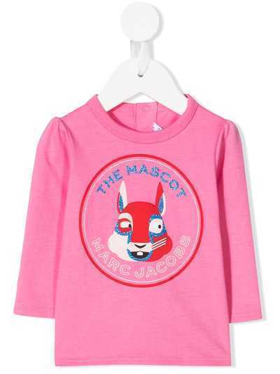 The Marc Jacobs Kids топ The Mascot с круглым вырезом