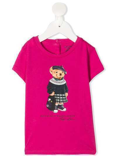 Ralph Lauren Kids футболка Polo Bear с короткими рукавами