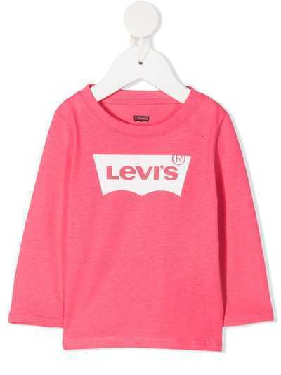 Levi's Kids футболка с длинными рукавами и логотипом