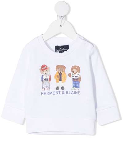 Harmont & Blaine Junior футболка с длинными рукавами и логотипом