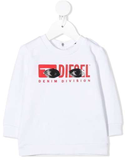 Diesel Kids топ с длинными рукавами и логотипом